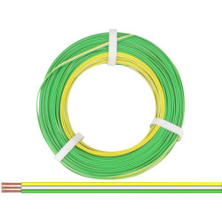 Donau 318-354-50 Elektronik Strand 3x0.14mm² Yellow-White-Green 50m