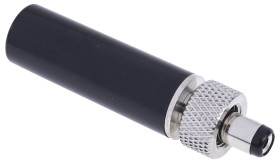 Wtyk zasilania DC Wtyk DC średnica zew: 5.5mm Montaż na kablu średnica wew: 2.1mm 5.0A 12.0 V.