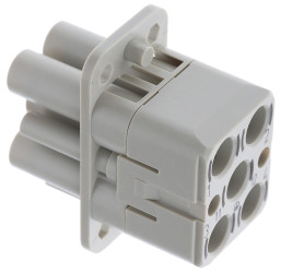 Wkładka złącza dużej mocy 7-pinowe HARTING 40A Żeński Proste