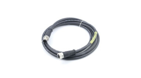 Kabel przemysłowy konfekcjonowany ze złączem Złącze M12 długość 5m Rodzaj A Męskie Złącze B Złącze M12