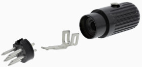 Wtyk Din 6 -pinowe Męski Montaż na kablu 34 V AC/DC