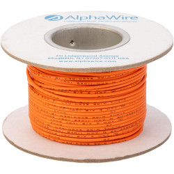 Alpha Wire 6715 OR005 Eco Wire 18AWG Orange (30.5m Reel)