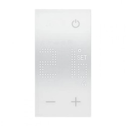 LIVING NOW termostat z wyświetlaczem 2mod. biały KW4441