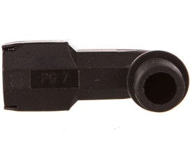 Dławnica poliamidowa kątowa do rur osłonowych PG7 IP54 czarna FKD 7 BK E03DK-07050101001 /10szt./