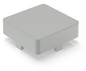Aperture, square, (L x W x H) 14 x 14 x 5.5 mm, gray, for short-stroke pushbutton, 5.46.681.001/0152