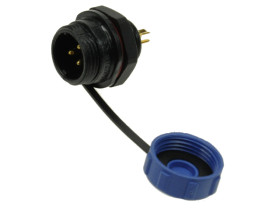 Wtyk; SP1312/P3-C-FO; 3 tory; lutowany; 2,0mm2; SP13; na panel; 13mm; IP68; 13A; 250V; Weipu; RoHS; SP1312/P3-C