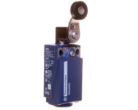 Wyłącznik krańcowy 1R 1Z migowy tworzywo dźwignia z rolką XCKP2118P16