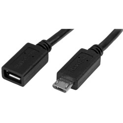 StarTech.com USBUBEXT50CM Micro-USB Extension Cable - M/F - 0.5m (20in)