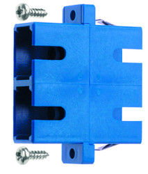 Adapter światłowodowy typ T-ST Simplex Wielomodowy, jednomodowy rozmiar 125μm Niebieski Telegartner