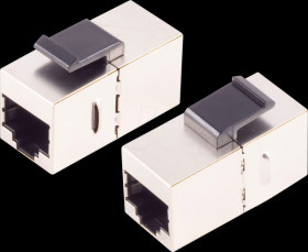 BS08-10010 Keystone module, RJ45 socket / socket, Cat.6a, 24 pieces