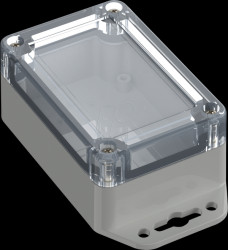 6U07090604639 Industrial housing, 90 x 60 x 39.9mm, IP66/IP68, light gray