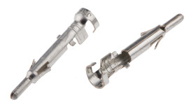 Styk zagniatany zaciskany, męski, pokryty cyną, JST, EL