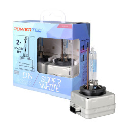 Palnik Xenon D1S 5000K Powertec Super White 2szt zestaw
