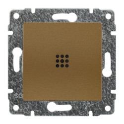 VENA Przycisk z klawiszem podświetlany bez ramki 10AX 250V 523010