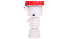 Gniazdo Przenośne 5P 16A 400V Czerwone Ip66/Ip67/Ip68/Ip69 6H Iec 309 Hp...