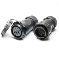 Złącze okrągłe 26-pinowe SP29 Mocowanie kablowe liniowe Wtyk, Gniazdo RS PRO Męski/żeński IP68 SP29