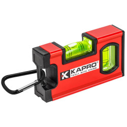 Kapro K771M 771 TWIN&#x2122; Mini Level with Carabiner 10cm