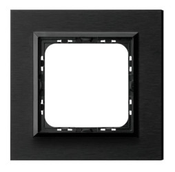 IMPRESJA Ramka pojedyncza szczotkowany antracyt R-1YAC/64/25
