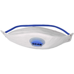 Scan DTC3Z-F FFP2 Tri Fold Valved Disposable Mask FFP2 (Pack 3)
