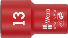 Klucz nasadowy 8790 A VDE Zyklop, izolowany, 1/4, 13 x 41 mm, WERA 05005939001