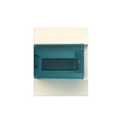 Rozdzielnica modułowa natynkowa Mistral41W 1x8 8M IP41 63A II klasa drzwi transparentne N+PE śrub. 41P08X12A 1SPE007717F0321