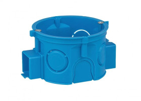 Puszka płytka 60mm p/t 41mm ze śrubami niebieski S60Kw 34068203