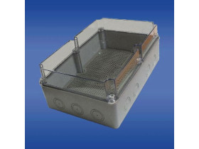 Obudowa hermetyczna natynkowa 228x348x142 mm drzwi transparentne IP65 29.533 ELEKTRO-PLAST