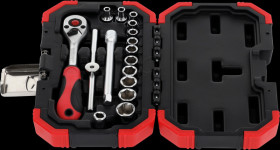 R49003016 Socket set 1/4", 16 pcs