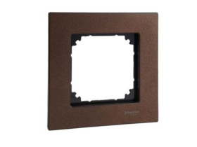 MERTEN M-ELEGANCE drewno ramka 1 pojedyncza orzech MTN4051-3473 SCHNEIDER ELECTRIC
