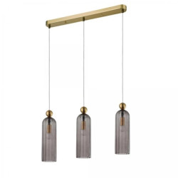 Lampa wisząca Piega 3 smoked 3xE14 Light Prestige