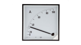 Amperomierz Analogowy Tablicowy 100/5A Do Przekładnika 100/5 144X144mm Ip50...