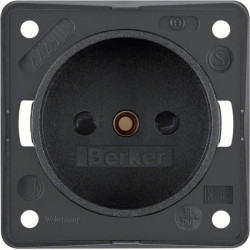 Integro Flow Gniazdo b/u z przesłonami styków antracyt mat 961942505