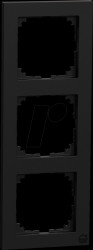 MEG4030-3603 M-PURE Rahmen 3-fach Ocean Plastic schwarz