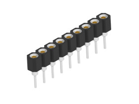 Gniazdo IC 2.54mm 9-pinowe Przepust TE Connectivity