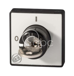 Szara tabliczka 48x48 ze stacyjką 057/0001-1