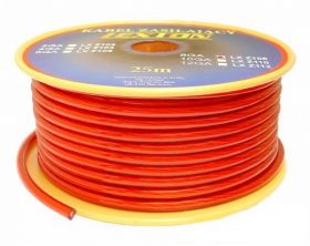 PRZEWOD ZASIL.6.7MM CZERW.CU+A 8GA