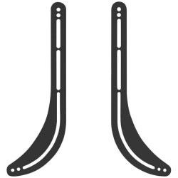 My Wall HZ21L Soundbar mounting brackets Rigid Black 1 pc(s) Speaker Brackets