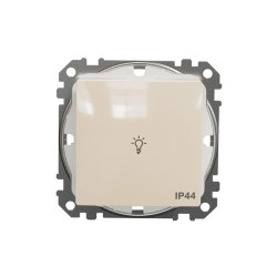 Przycisk światło IP44, beżowy, Sedna Design i Elements SDD212132