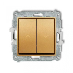 MINI Przycisk żaluzjowy złoty 29MWP-8