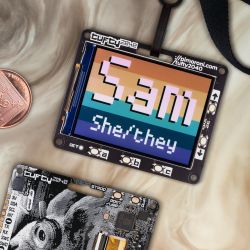 Tufty 2040 - LCD Badge/Display