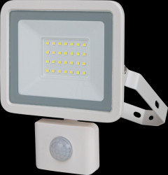 2707615010 LED floodlight, 20 W, 1700 lm, 6500 K, IP44, sensor, white