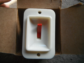 Wyłącznik dźwigniowy dwubiegunowy do pralek WD-2 250V 4A