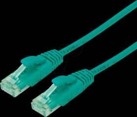 21453135 Patchkabel Cat.6a UTP, grün, 5 m