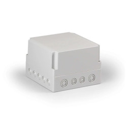Obudowa Cubo S 175x175x125mm podstawa 50mm przetłoczenia metryczne pokrywa szara IP67 PC SPCM181813G
