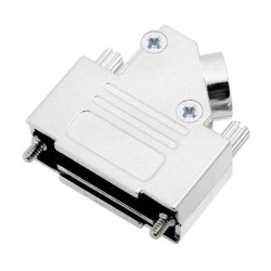 Encitech 6560-0166-13 D45ZK25-NM-K D-Sub Housing 25-pin diecast zinc metal 1pc