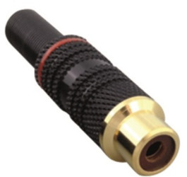 Cinch-Kupplung, Cinchkupplung, löten, Kabelmontage, 0101110