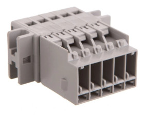 Wtyk X-COM 5-biegunowy szary raster 5mm 769-605/002-000 /50szt./