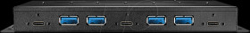 43275 USB 3.1 seven-port industrial hub, 4x A, 3x C