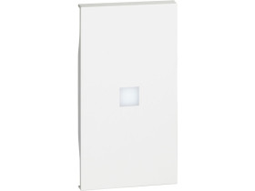 LIVING NOW "MY HOME" Klawisz z okienkiem podświetlenia - 2 moduły - biały KW01MH2X LEGRAND