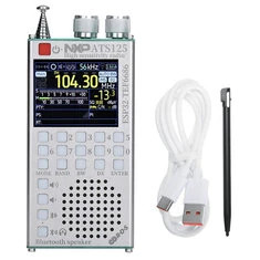 ATS125 65-108MHz Przenośny Odbiornik Radiowy FM/SW/MW/LW z chipem NXP TEF6686 Dual-Tryb Bluetooth Stereo